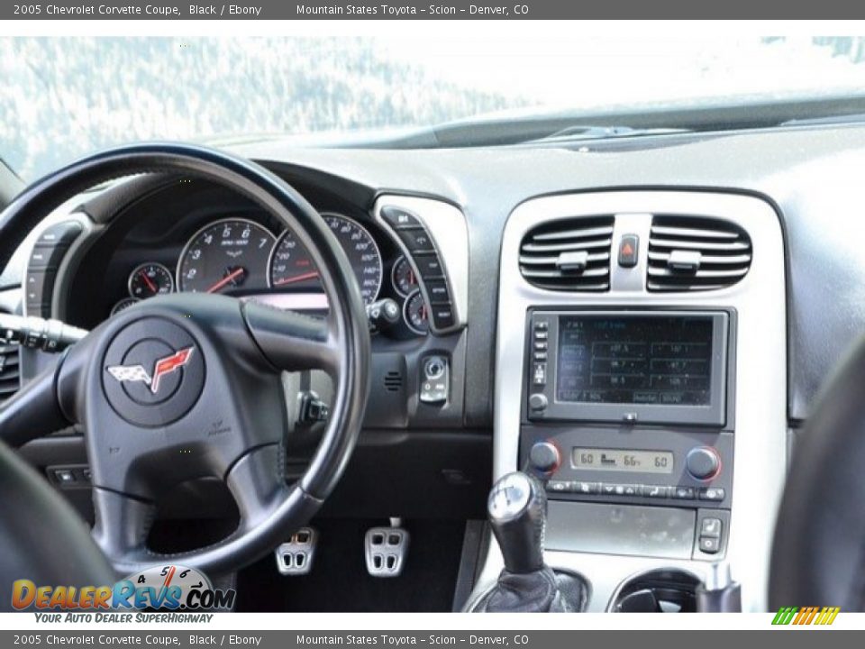 2005 Chevrolet Corvette Coupe Black / Ebony Photo #13