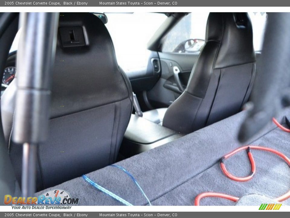 2005 Chevrolet Corvette Coupe Black / Ebony Photo #19