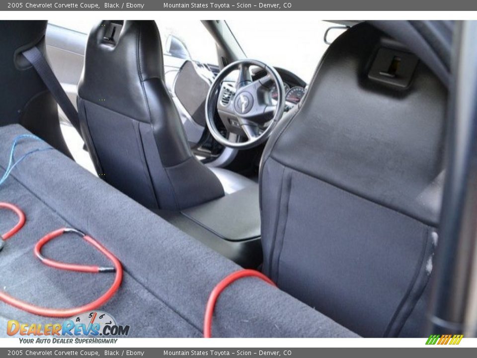 2005 Chevrolet Corvette Coupe Black / Ebony Photo #20