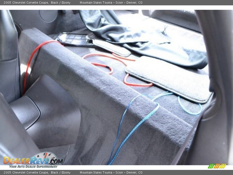 2005 Chevrolet Corvette Coupe Black / Ebony Photo #22