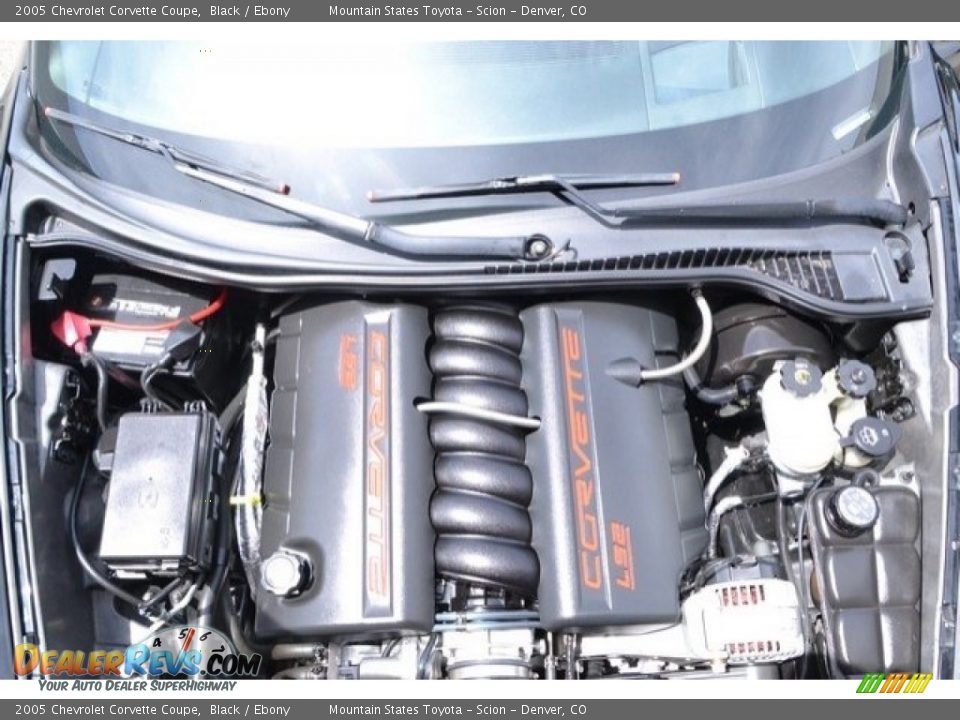 2005 Chevrolet Corvette Coupe Black / Ebony Photo #27