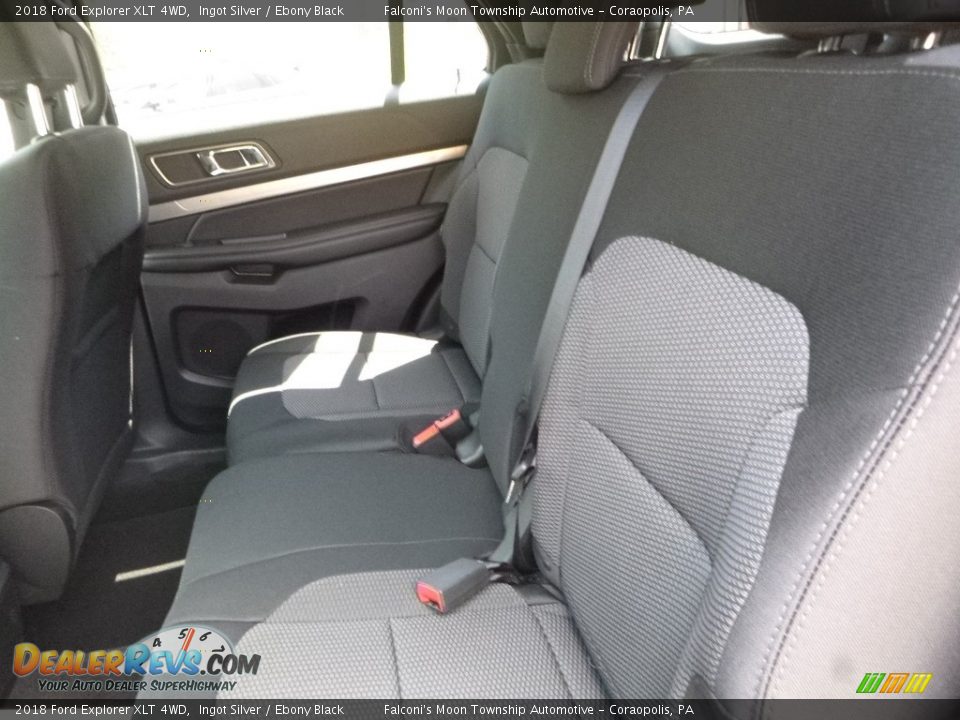 2018 Ford Explorer XLT 4WD Ingot Silver / Ebony Black Photo #8