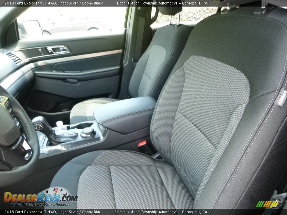 2018 Ford Explorer XLT 4WD Ingot Silver / Ebony Black Photo #12