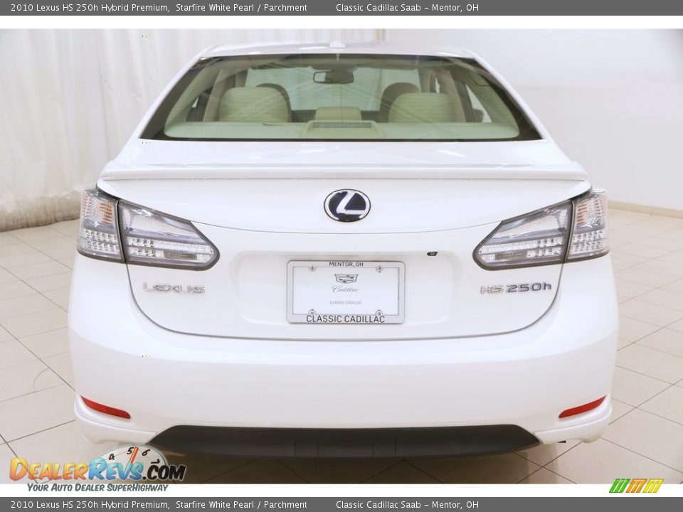 2010 Lexus HS 250h Hybrid Premium Starfire White Pearl / Parchment Photo #31