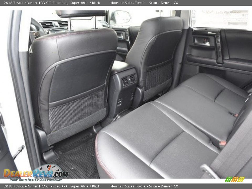 Rear Seat of 2018 Toyota 4Runner TRD Off-Road 4x4 Photo #14