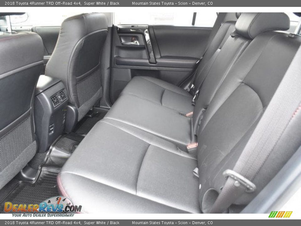 Rear Seat of 2018 Toyota 4Runner TRD Off-Road 4x4 Photo #15