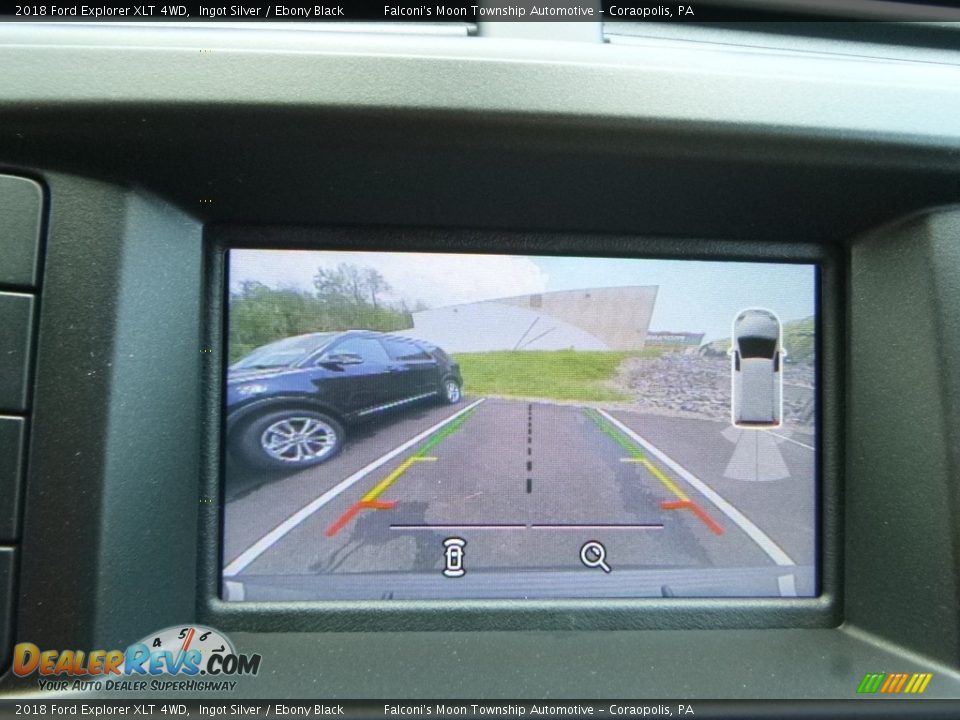 2018 Ford Explorer XLT 4WD Ingot Silver / Ebony Black Photo #15