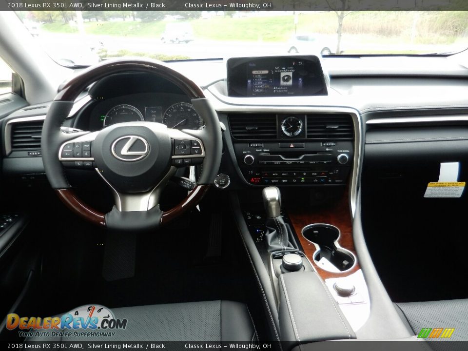 2018 Lexus RX 350L AWD Silver Lining Metallic / Black Photo #4
