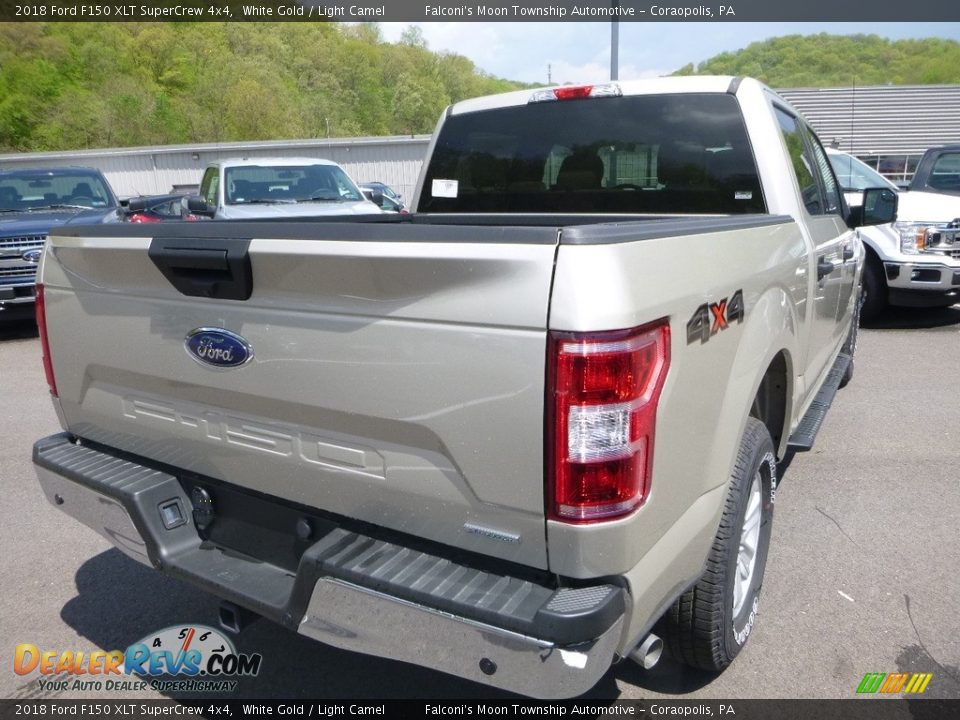 2018 Ford F150 XLT SuperCrew 4x4 White Gold / Light Camel Photo #2