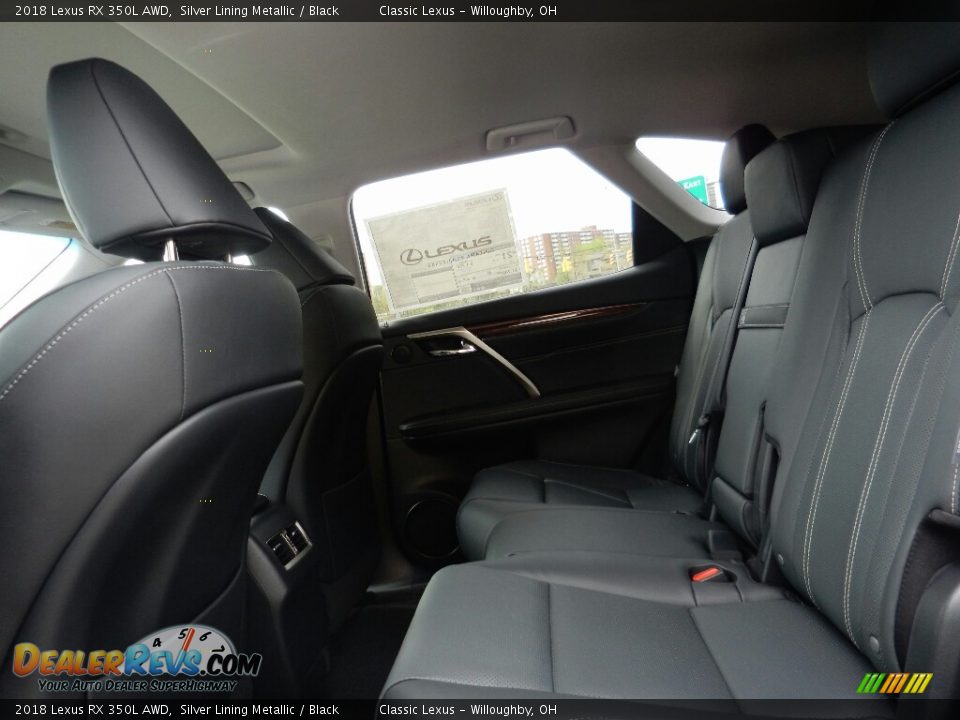 2018 Lexus RX 350L AWD Silver Lining Metallic / Black Photo #5