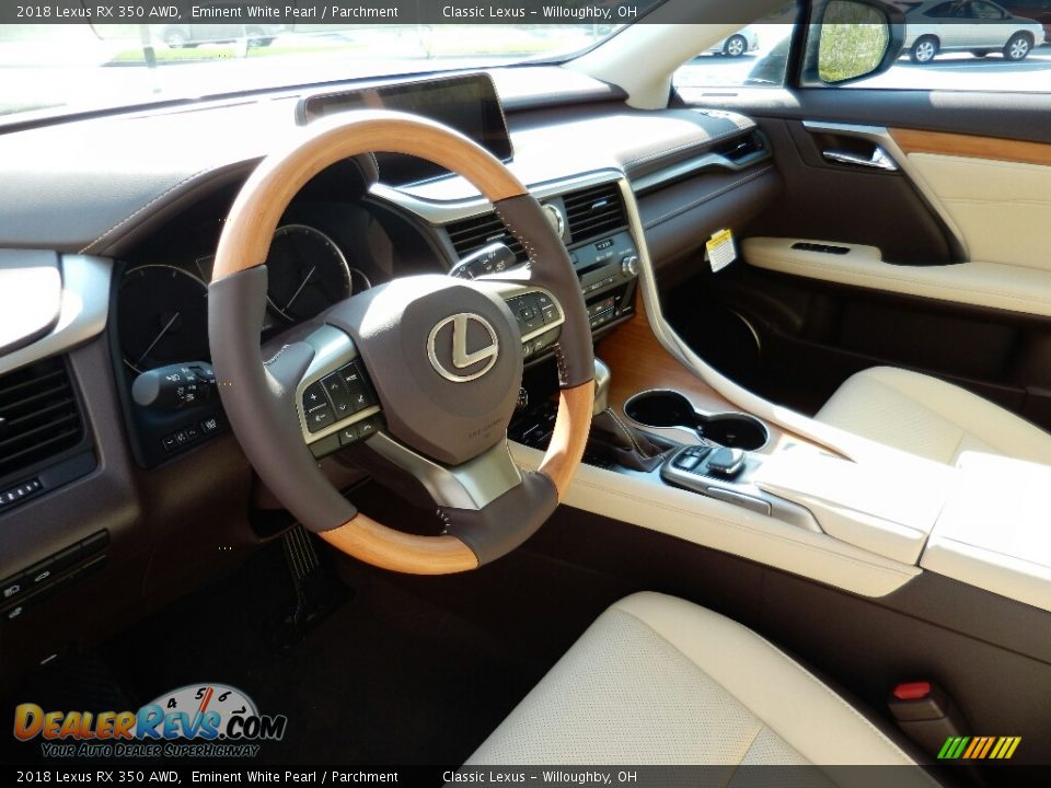 2018 Lexus RX 350 AWD Eminent White Pearl / Parchment Photo #2