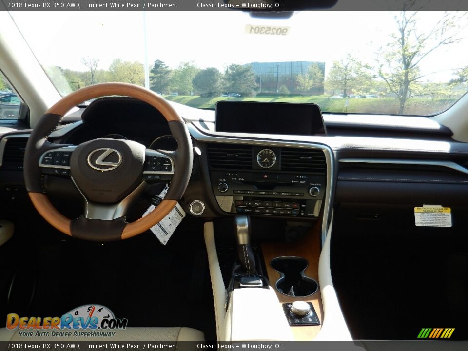 2018 Lexus RX 350 AWD Eminent White Pearl / Parchment Photo #4