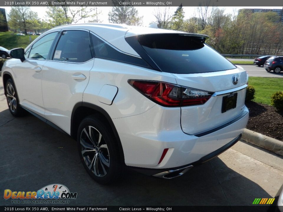2018 Lexus RX 350 AWD Eminent White Pearl / Parchment Photo #5