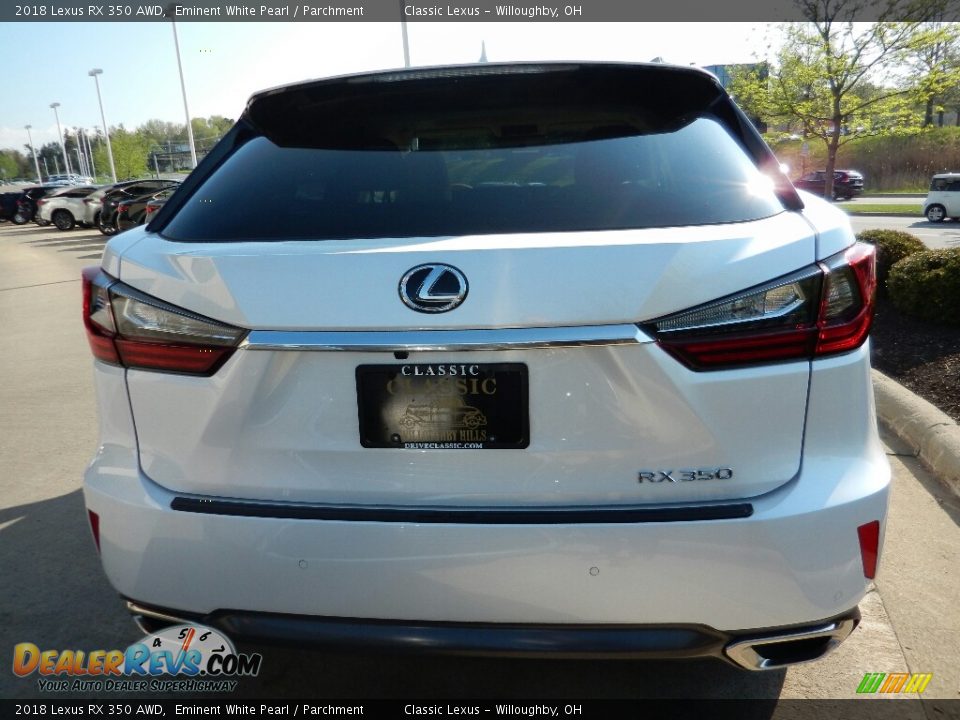 2018 Lexus RX 350 AWD Eminent White Pearl / Parchment Photo #6