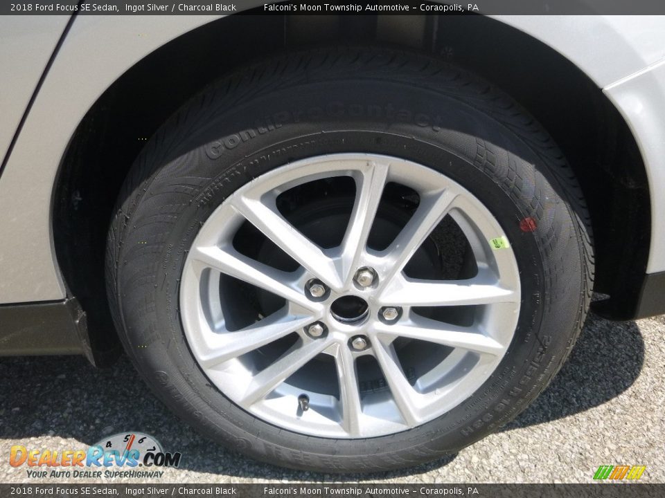 2018 Ford Focus SE Sedan Ingot Silver / Charcoal Black Photo #7