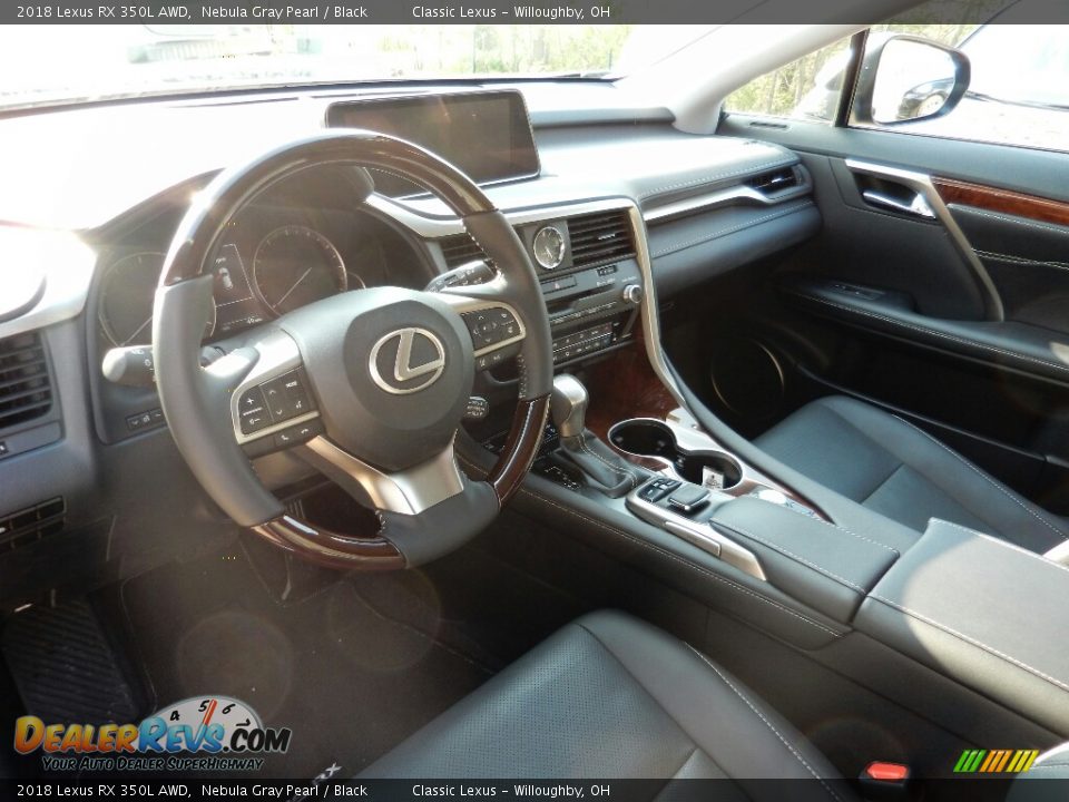 2018 Lexus RX 350L AWD Nebula Gray Pearl / Black Photo #2