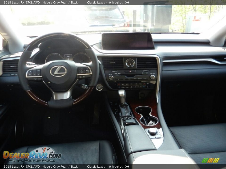 2018 Lexus RX 350L AWD Nebula Gray Pearl / Black Photo #3