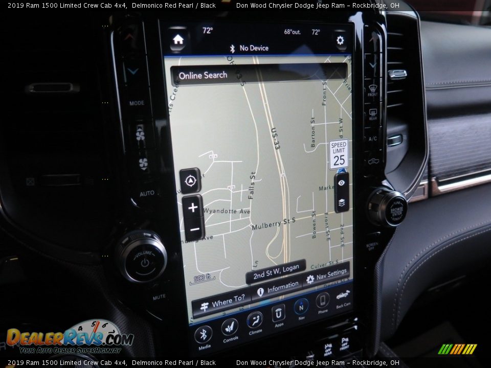 2019 Ram 1500 Limited Crew Cab 4x4 Delmonico Red Pearl / Black Photo #4