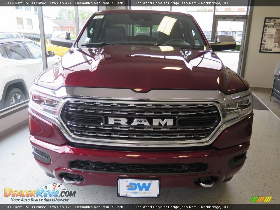 2019 Ram 1500 Limited Crew Cab 4x4 Delmonico Red Pearl / Black Photo #7