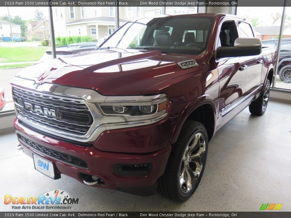2019 Ram 1500 Limited Crew Cab 4x4 Delmonico Red Pearl / Black Photo #8
