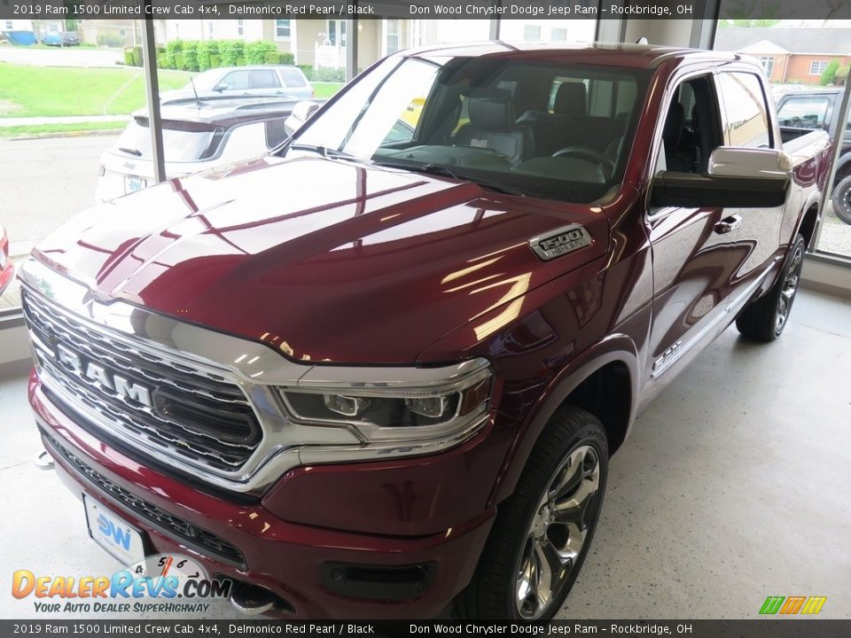 2019 Ram 1500 Limited Crew Cab 4x4 Delmonico Red Pearl / Black Photo #9