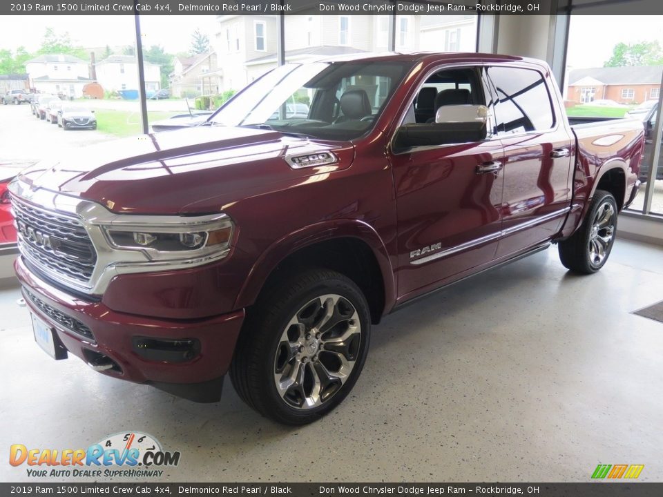 2019 Ram 1500 Limited Crew Cab 4x4 Delmonico Red Pearl / Black Photo #10