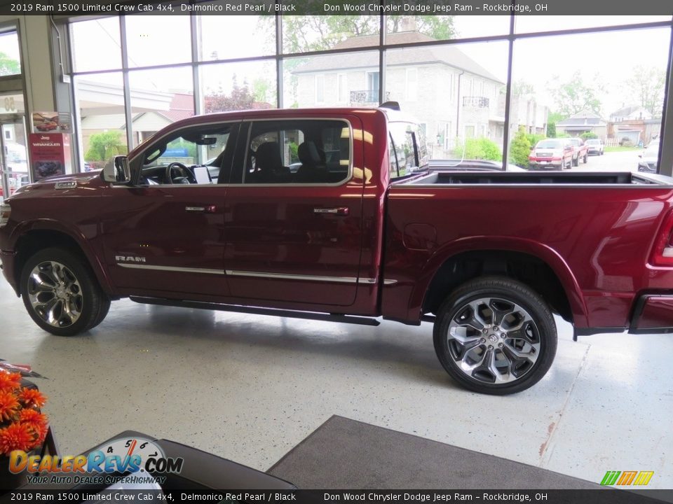 2019 Ram 1500 Limited Crew Cab 4x4 Delmonico Red Pearl / Black Photo #11