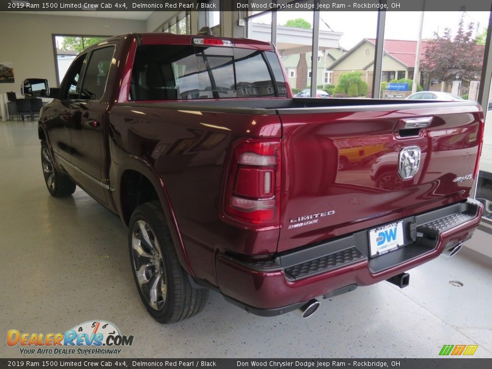 2019 Ram 1500 Limited Crew Cab 4x4 Delmonico Red Pearl / Black Photo #12