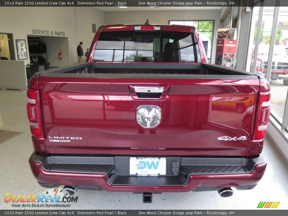 2019 Ram 1500 Limited Crew Cab 4x4 Delmonico Red Pearl / Black Photo #13