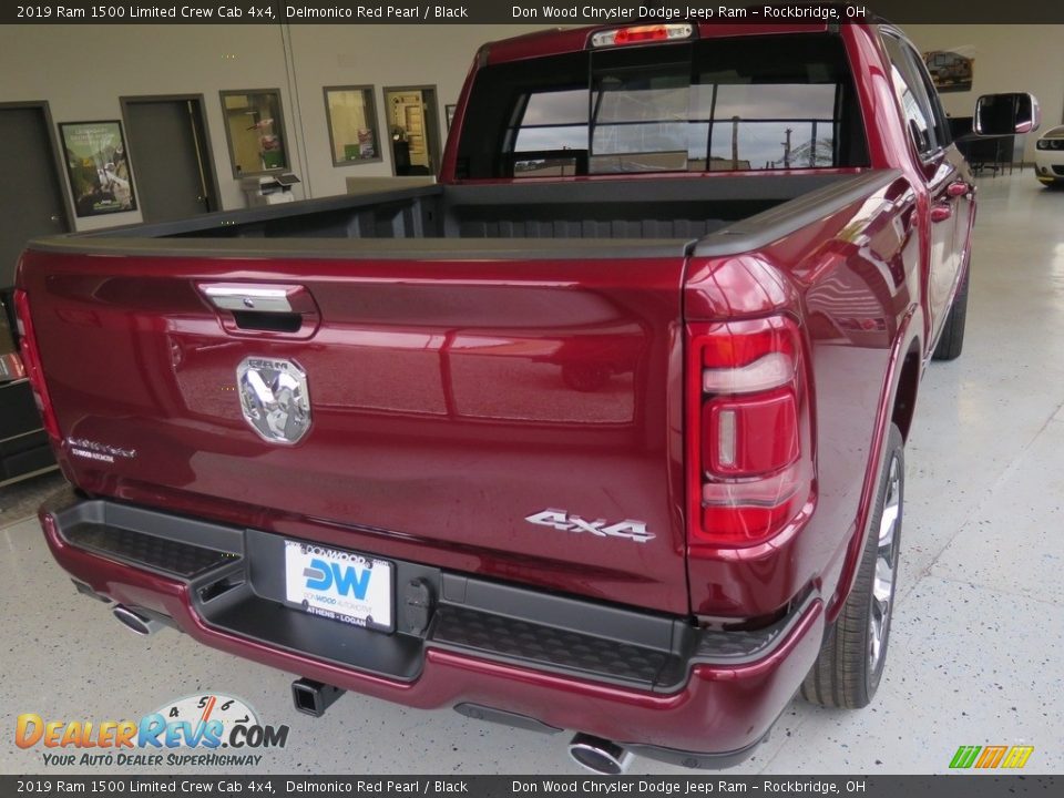 2019 Ram 1500 Limited Crew Cab 4x4 Delmonico Red Pearl / Black Photo #14