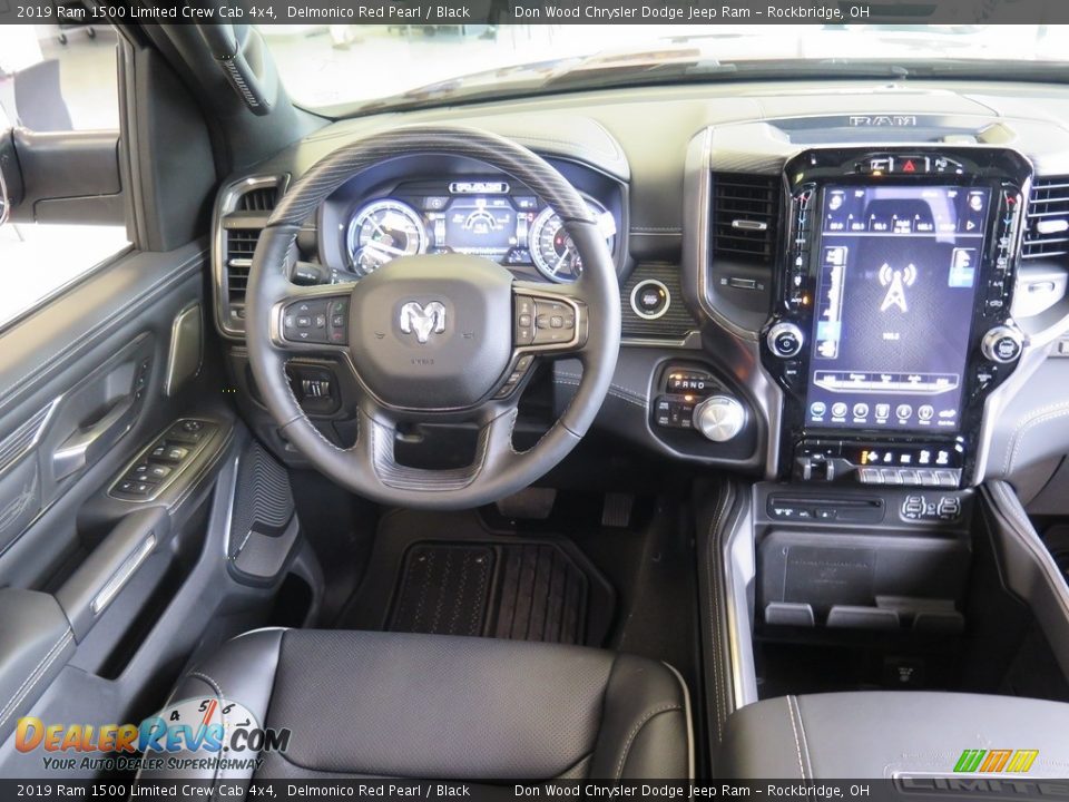 2019 Ram 1500 Limited Crew Cab 4x4 Delmonico Red Pearl / Black Photo #15