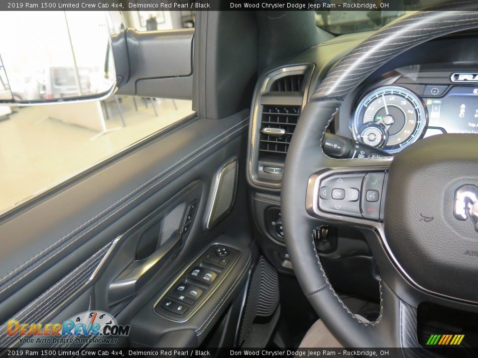 2019 Ram 1500 Limited Crew Cab 4x4 Delmonico Red Pearl / Black Photo #17