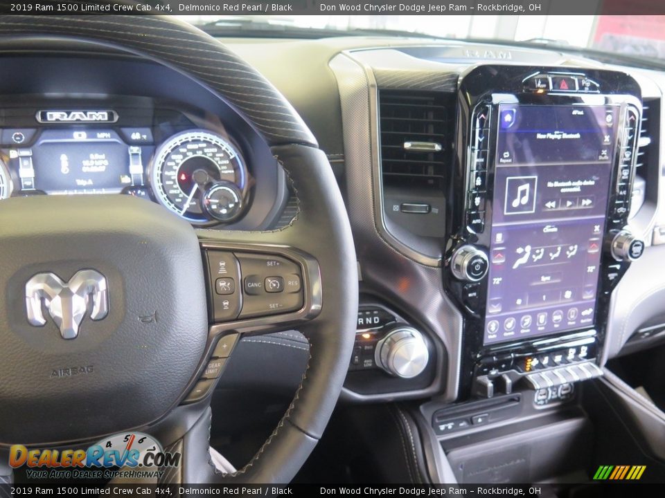 2019 Ram 1500 Limited Crew Cab 4x4 Delmonico Red Pearl / Black Photo #19