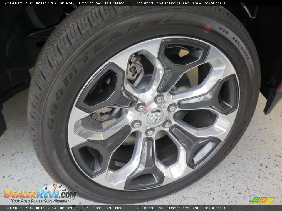 2019 Ram 1500 Limited Crew Cab 4x4 Delmonico Red Pearl / Black Photo #24