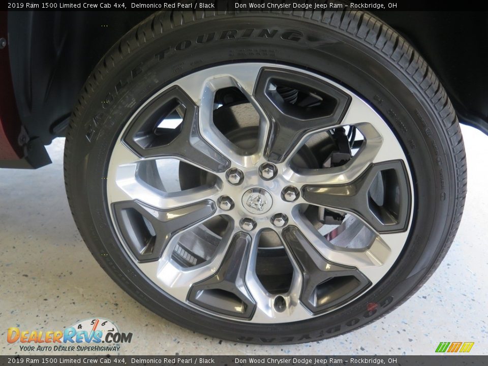 2019 Ram 1500 Limited Crew Cab 4x4 Delmonico Red Pearl / Black Photo #26