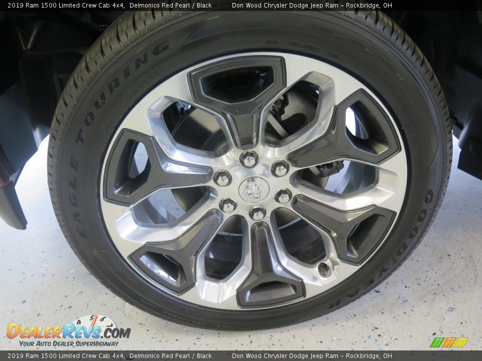 2019 Ram 1500 Limited Crew Cab 4x4 Delmonico Red Pearl / Black Photo #27