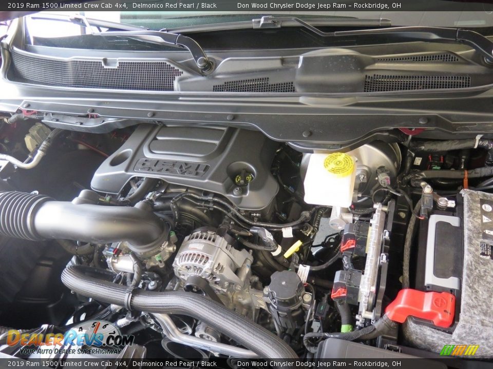 2019 Ram 1500 Limited Crew Cab 4x4 Delmonico Red Pearl / Black Photo #29