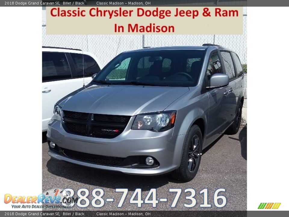 2018 Dodge Grand Caravan SE Billet / Black Photo #1