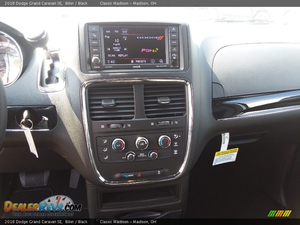 2018 Dodge Grand Caravan SE Billet / Black Photo #7