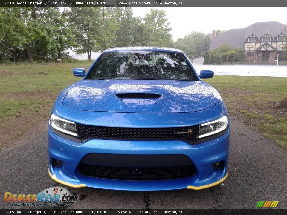 2018 Dodge Charger R/T Scat Pack B5 Blue Pearl / Black Photo #3