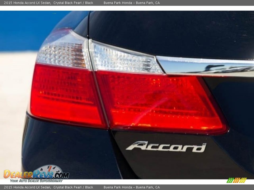 2015 Honda Accord LX Sedan Crystal Black Pearl / Black Photo #11