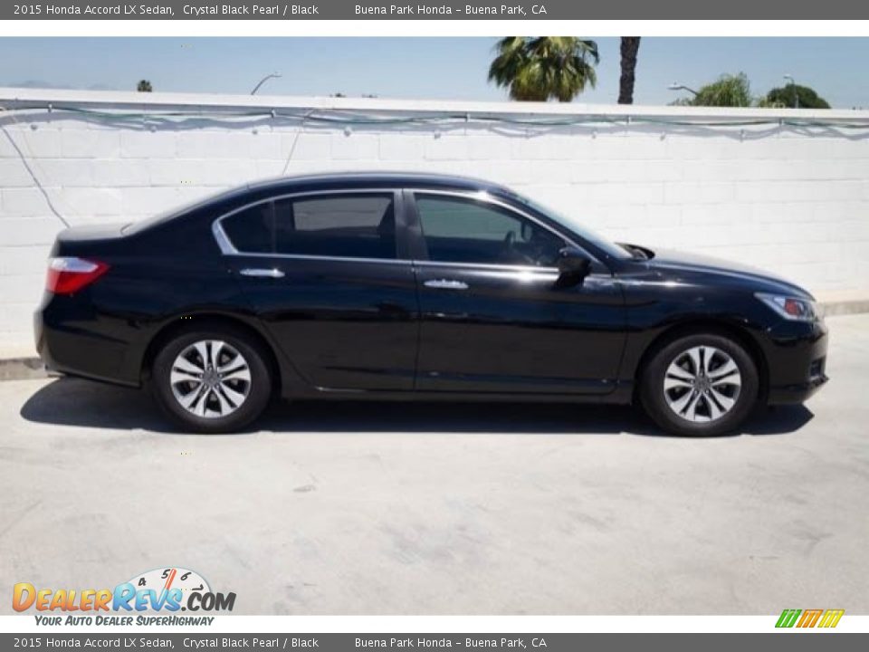 2015 Honda Accord LX Sedan Crystal Black Pearl / Black Photo #13