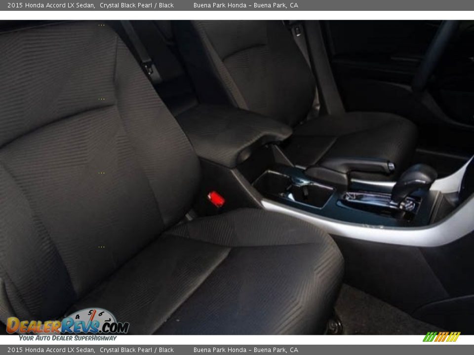 2015 Honda Accord LX Sedan Crystal Black Pearl / Black Photo #21