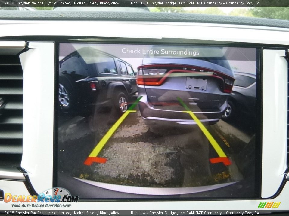 2018 Chrysler Pacifica Hybrid Limited Molten Silver / Black/Alloy Photo #18
