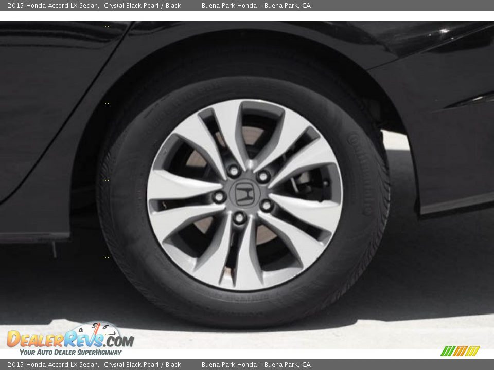 2015 Honda Accord LX Sedan Crystal Black Pearl / Black Photo #32