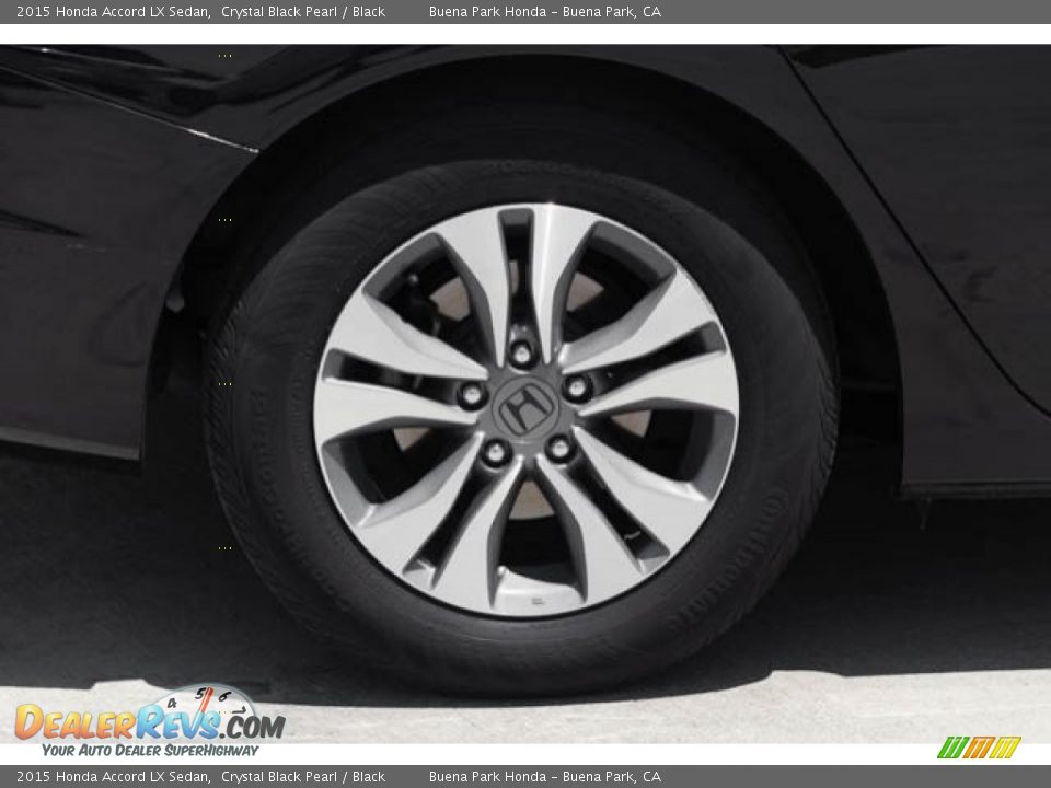 2015 Honda Accord LX Sedan Crystal Black Pearl / Black Photo #33