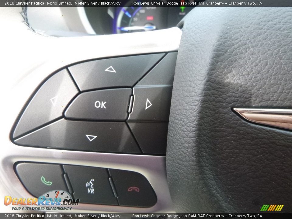 2018 Chrysler Pacifica Hybrid Limited Steering Wheel Photo #20
