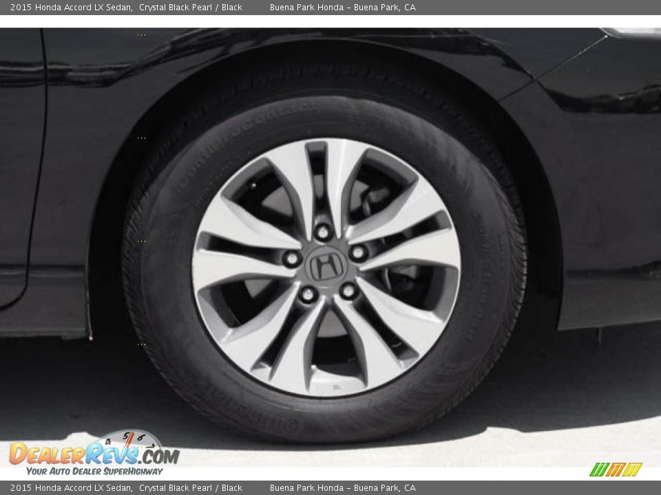2015 Honda Accord LX Sedan Crystal Black Pearl / Black Photo #34