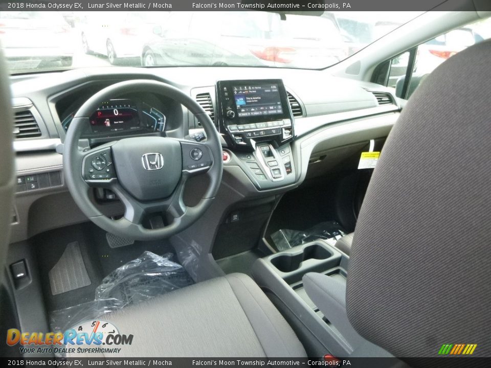 2018 Honda Odyssey EX Lunar Silver Metallic / Mocha Photo #11