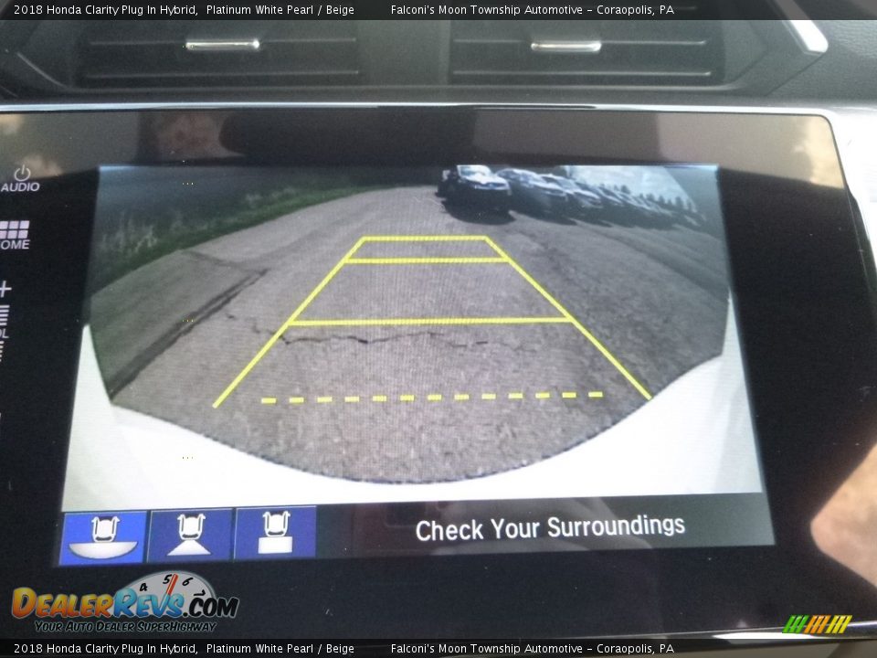 2018 Honda Clarity Plug In Hybrid Platinum White Pearl / Beige Photo #14